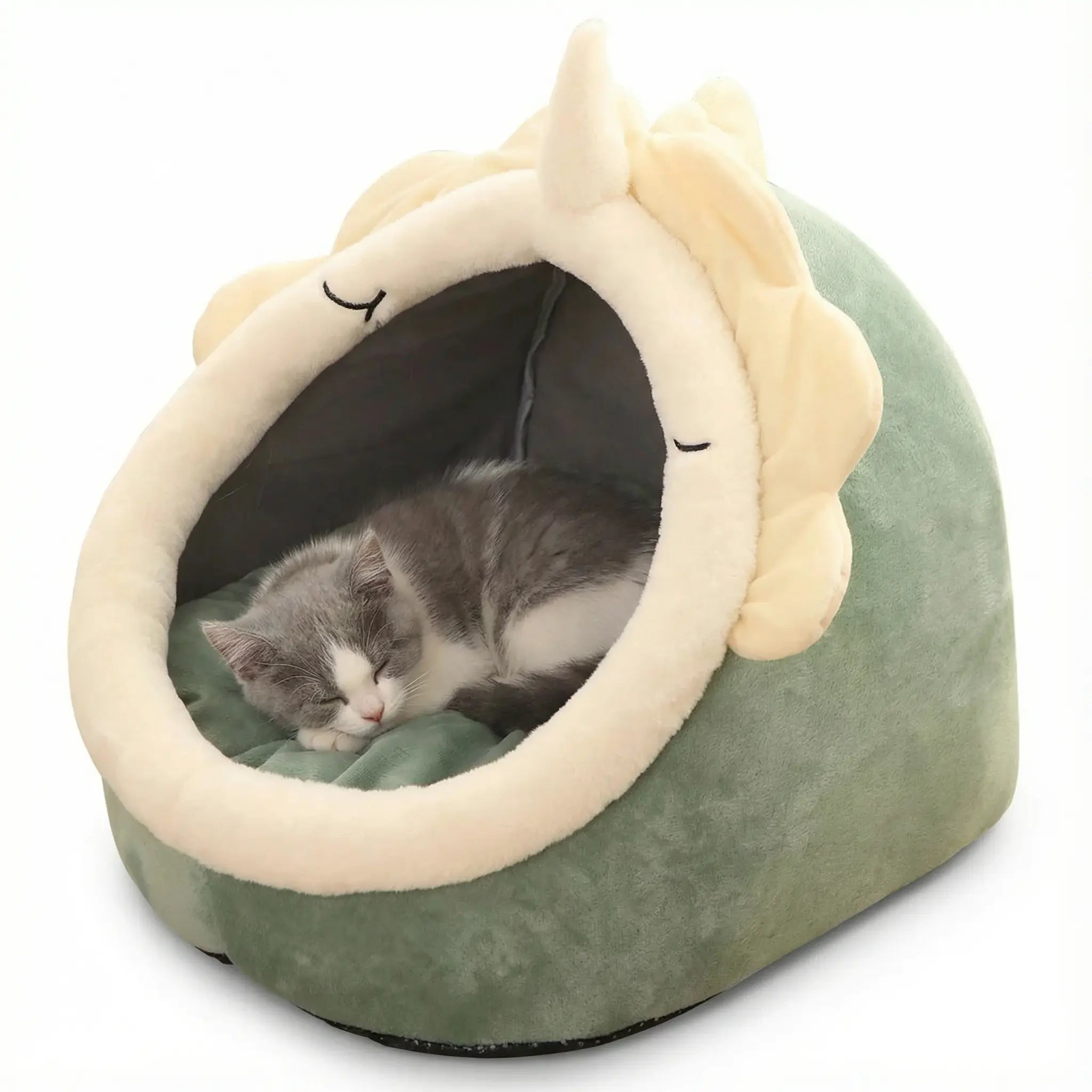 Cama Cálida Tipo Bolsa para Gatos