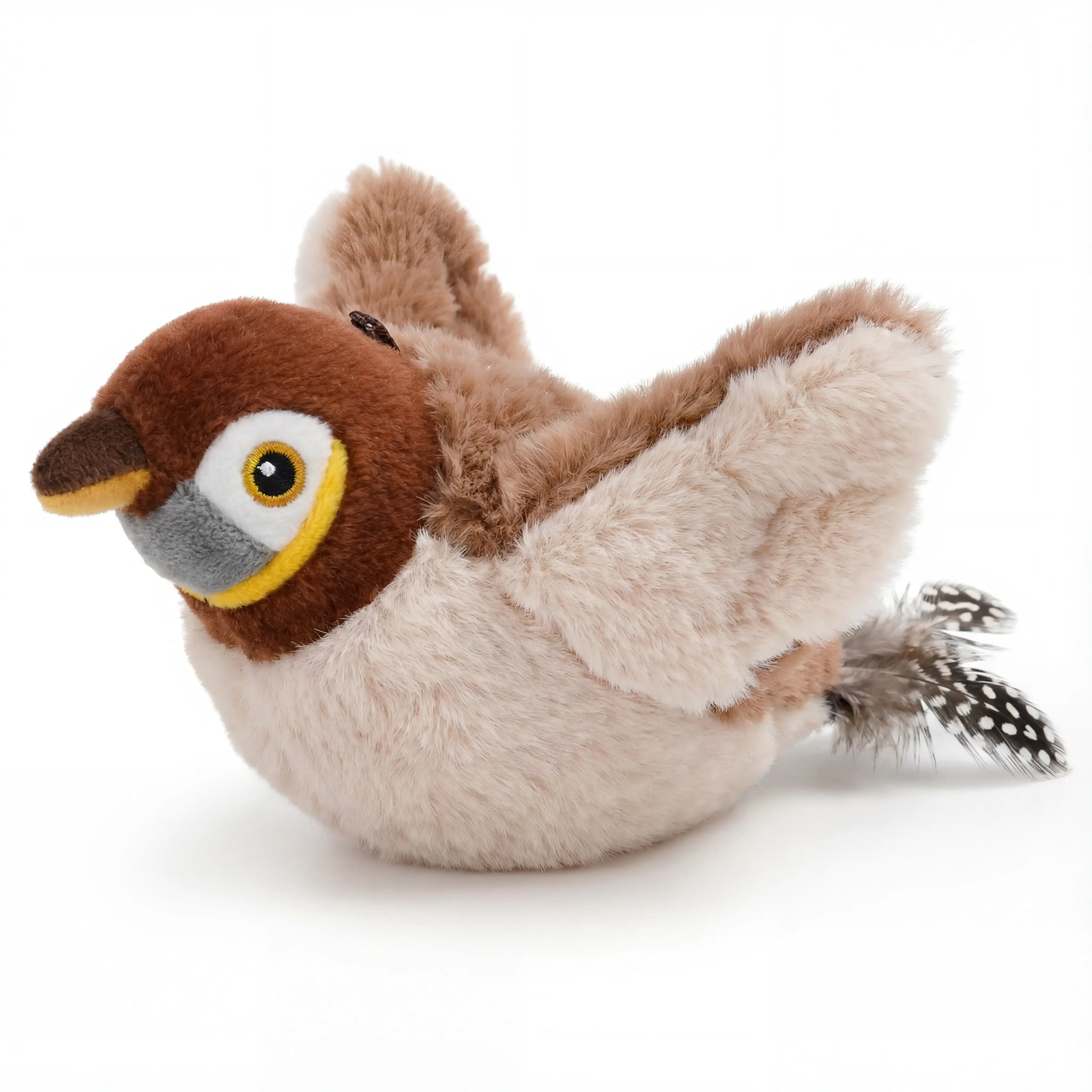 Pájaro Eléctrico Interactivo para Gatos con Sonido